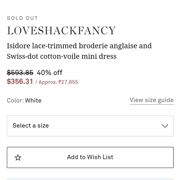 NWOT LSF Isidore Mini Dress, XS - Picture 13 of 14